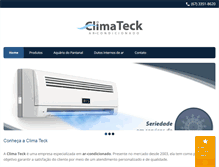 Tablet Screenshot of climateck.com.br